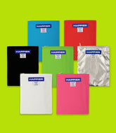 Happier label pouch_L【SEONGSU TREND COLLECTOR ITEM】